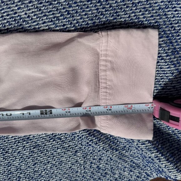 Maeve Soft Pink Lightweight Long Sleeve Top With Pleated Front Detail - Picture 3 of 7